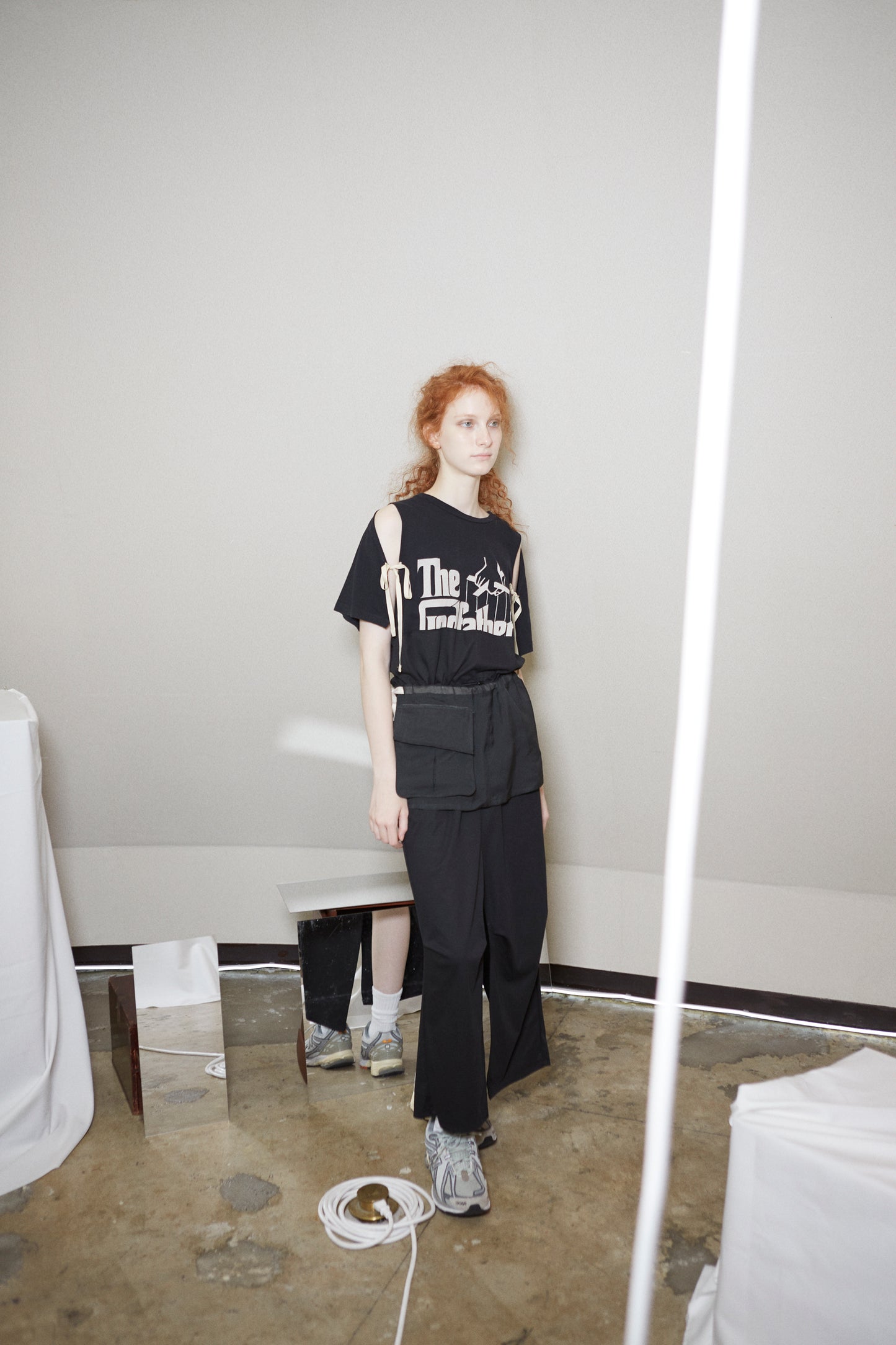 remakeT jersey dress / black