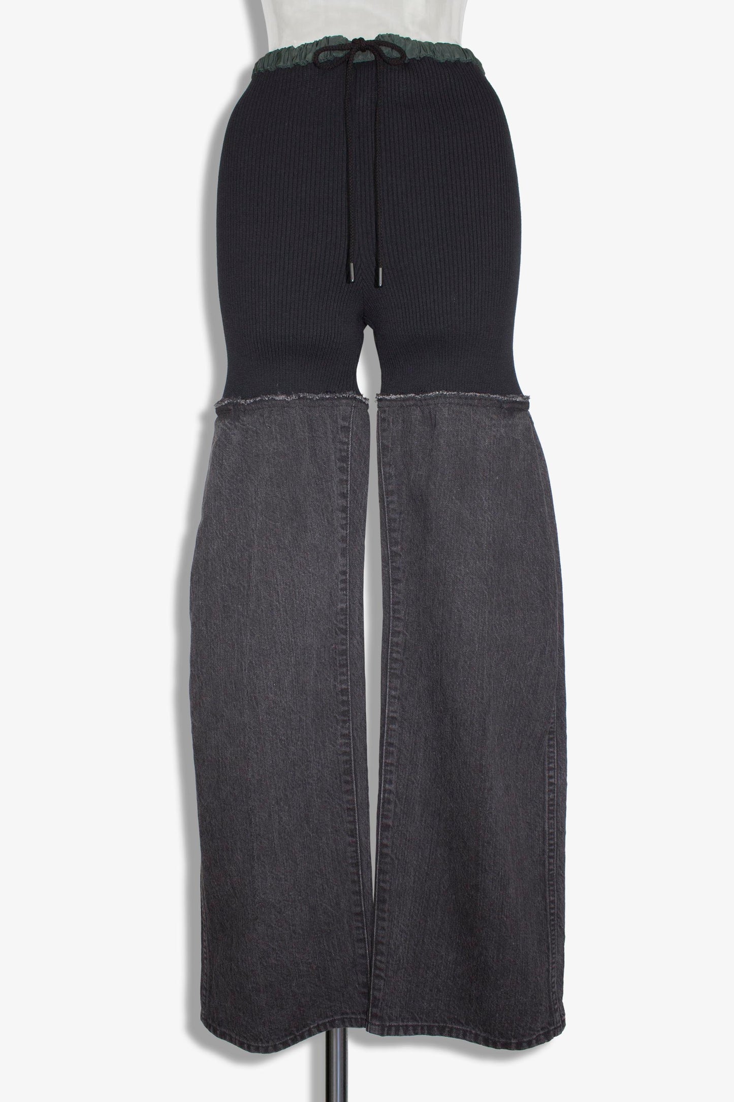 rib docking denim /black