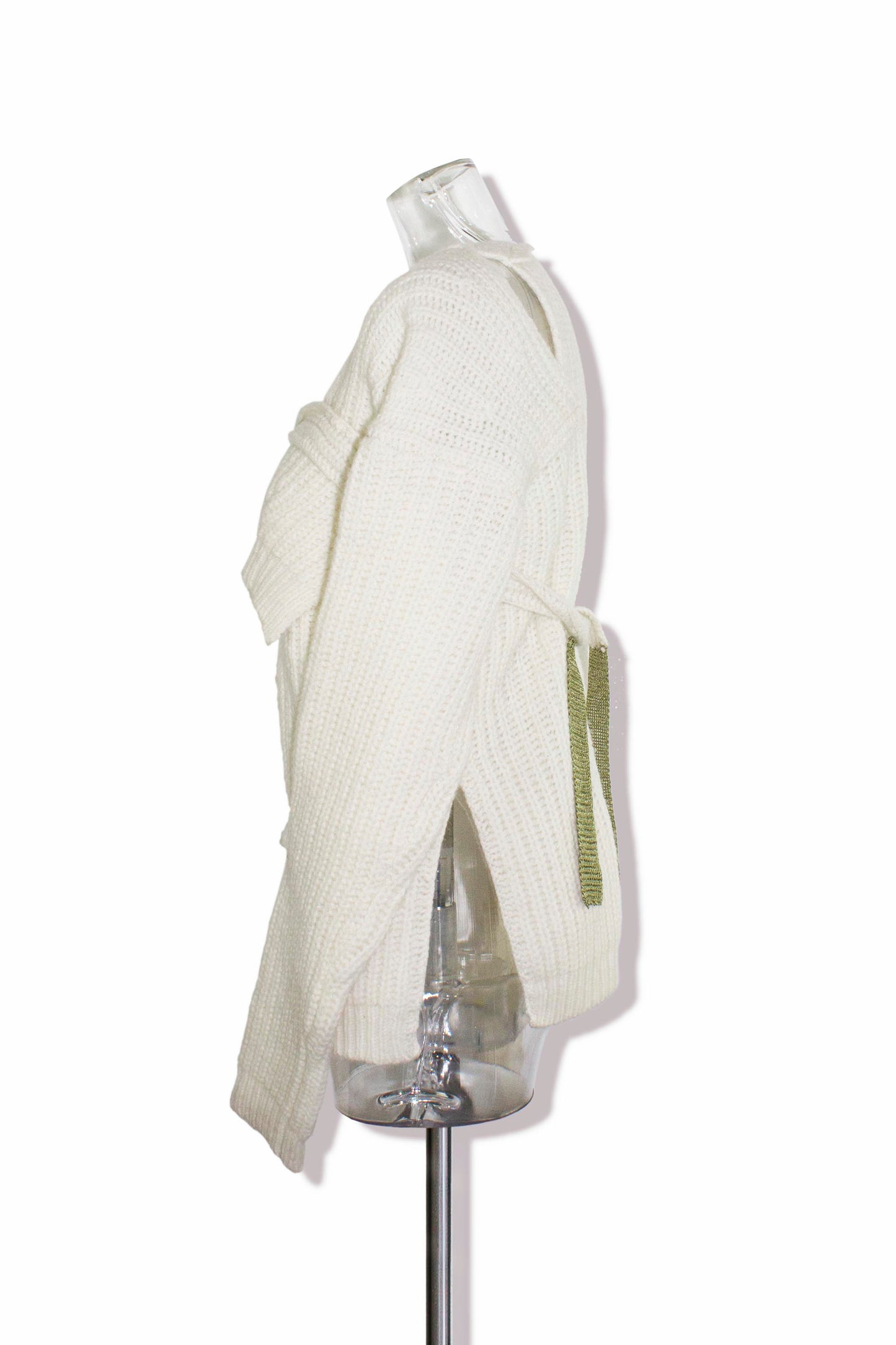 bustier knit / white