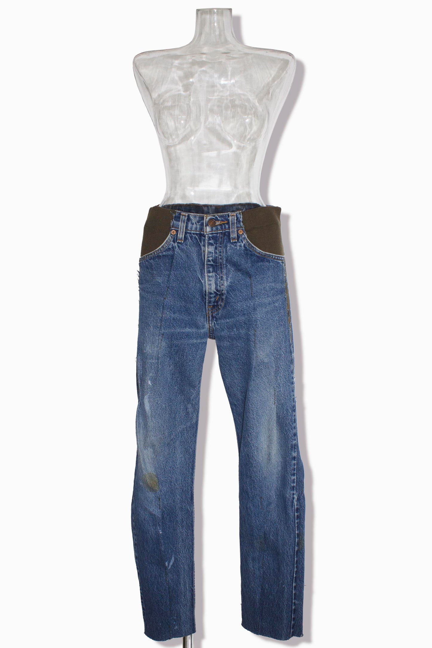 vintage tacked denim