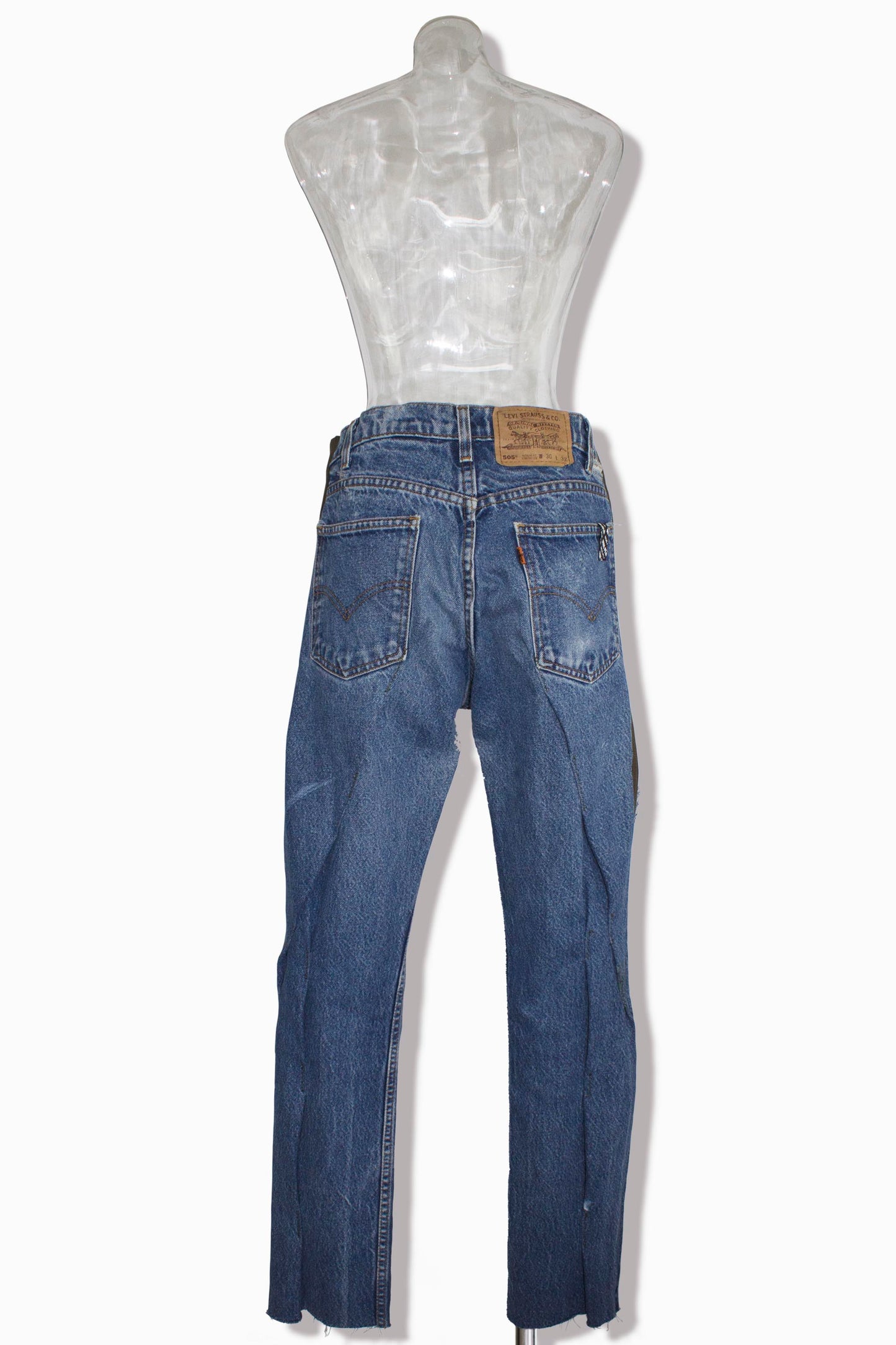 vintage tacked denim