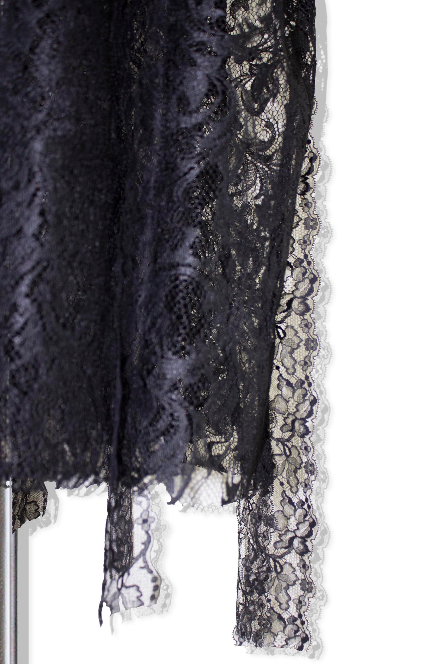pleats lace cami dress
