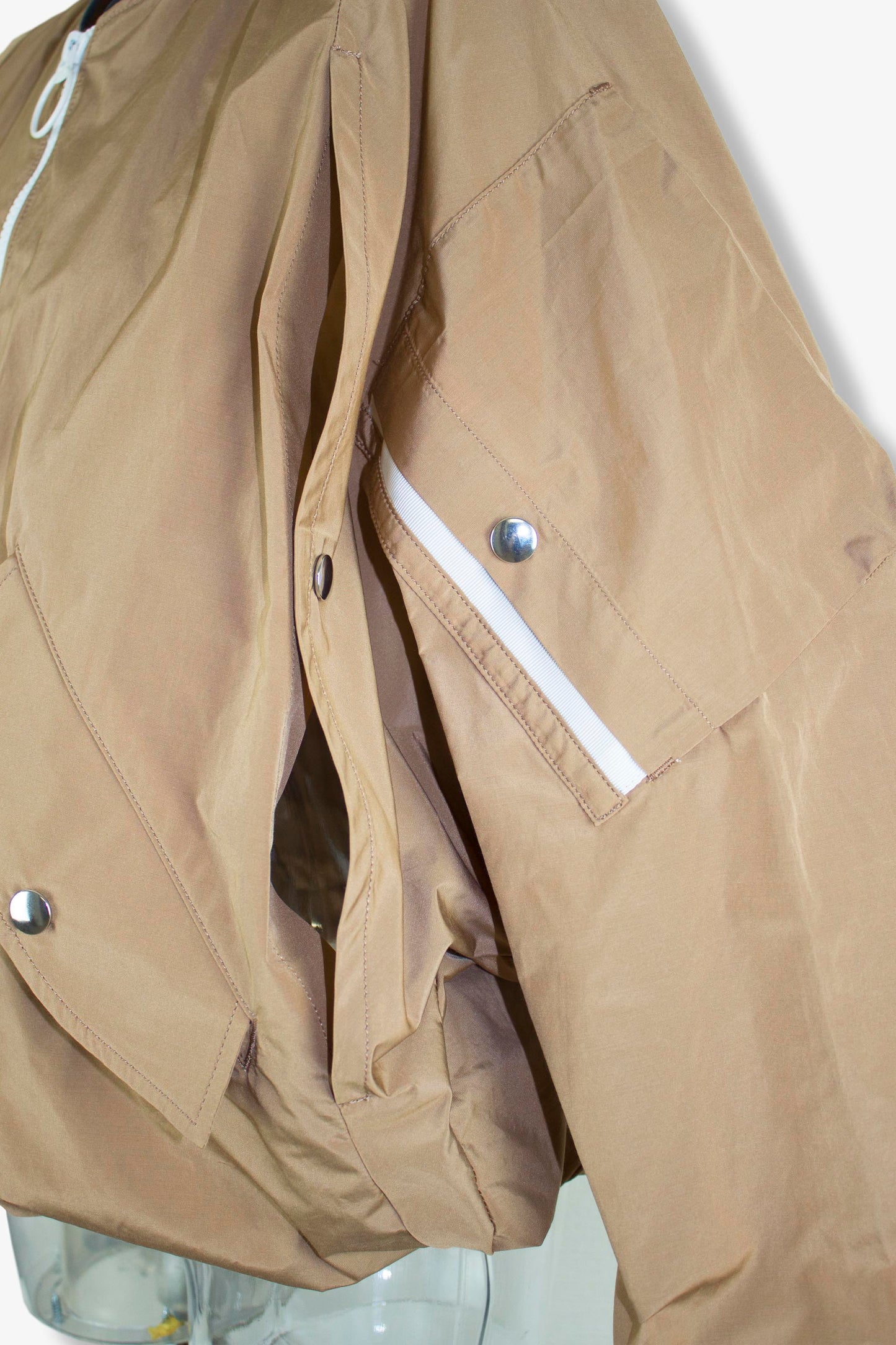 balloon MA-1 light jacket / pink beige