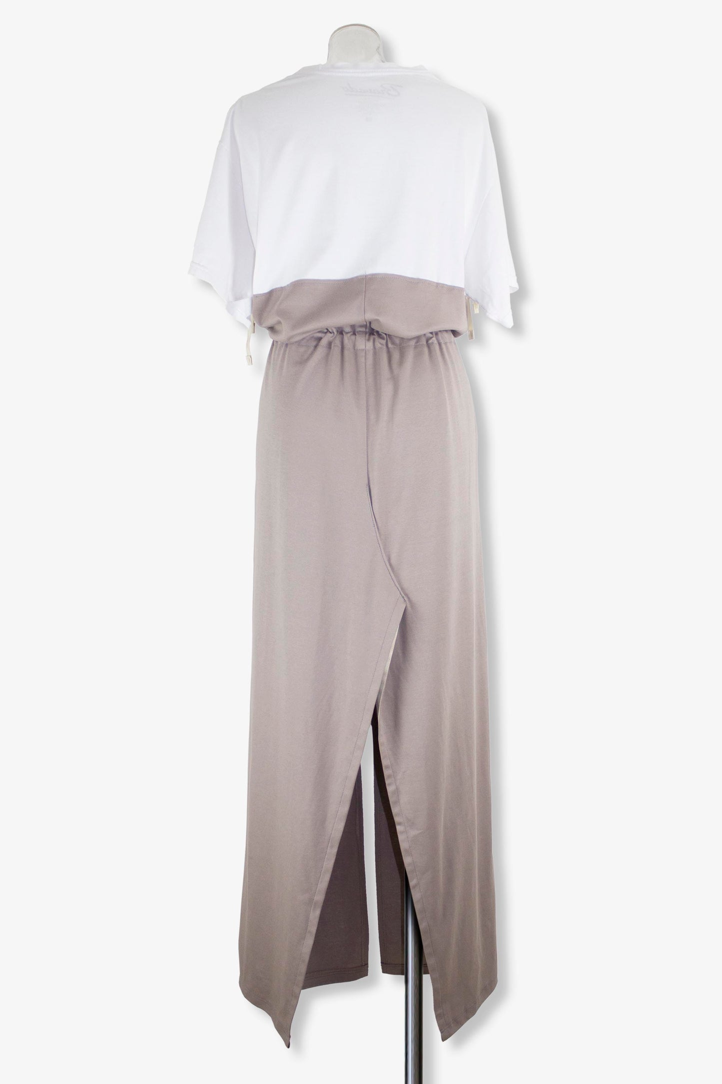 remakeT jersey dress / white