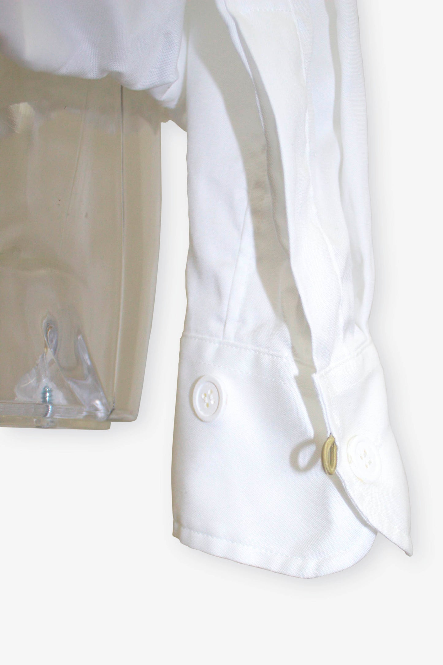 balloon oxford shirts / white