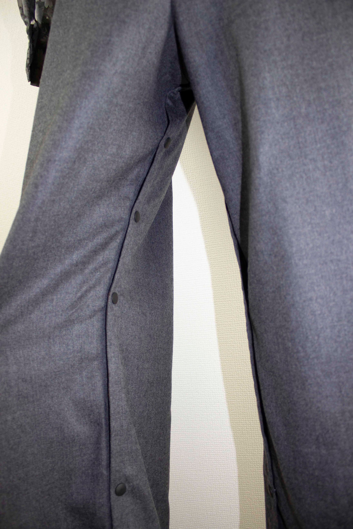 wool completed style jump suits / gray