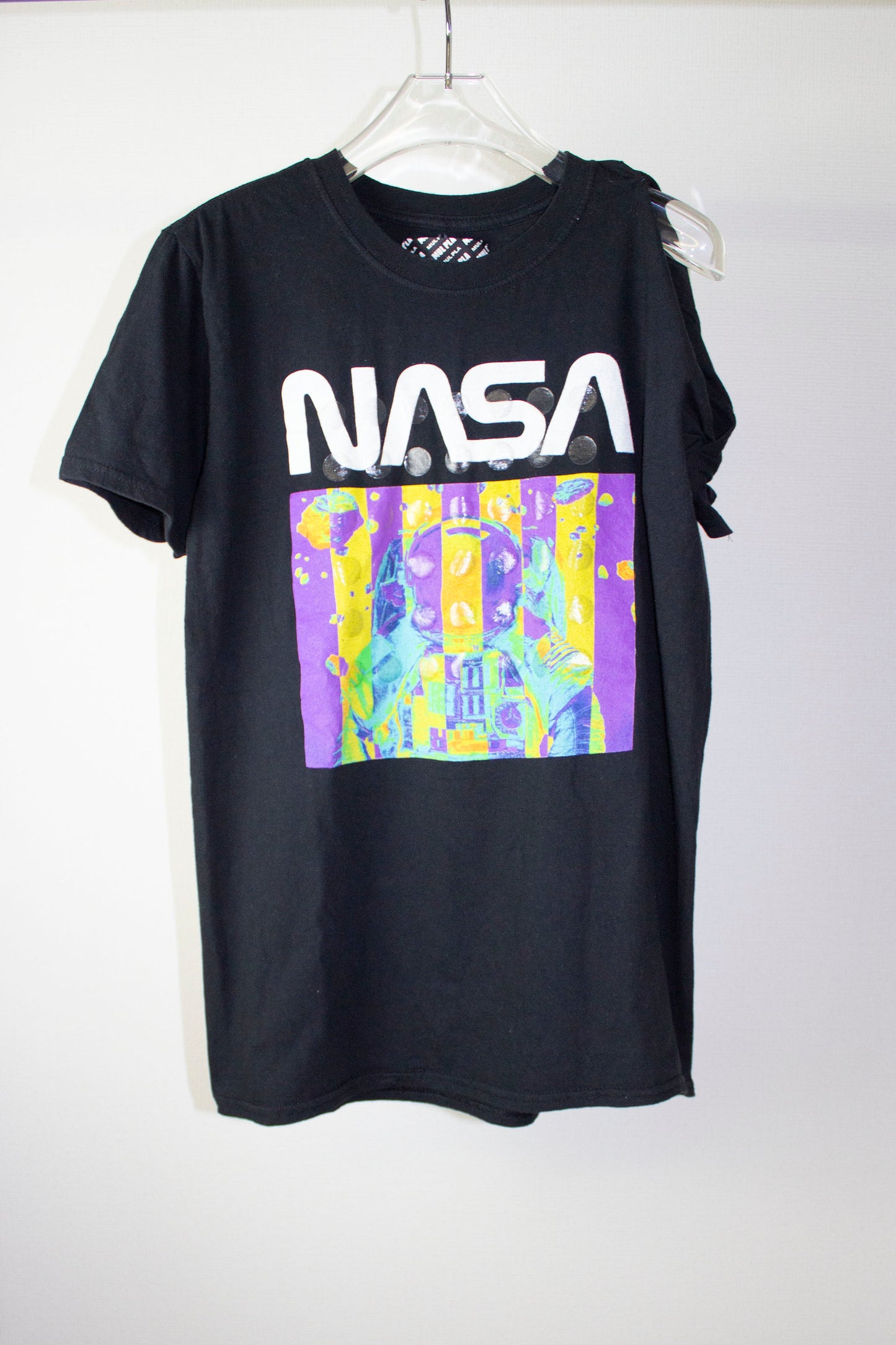 remake vintage T / black / NASA
