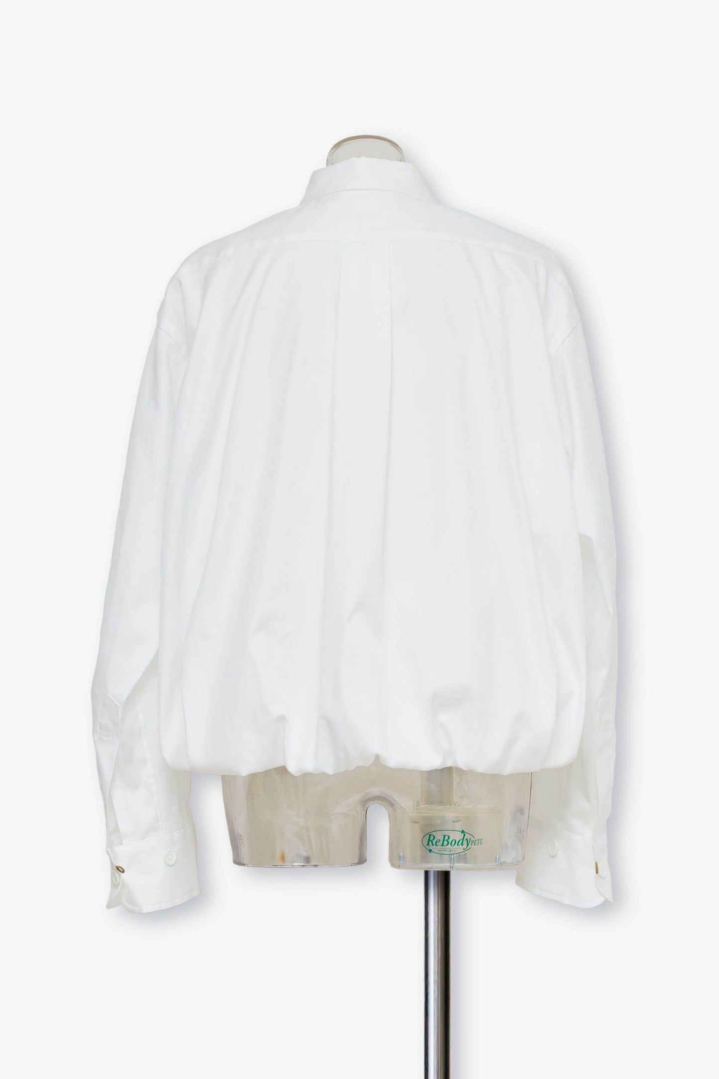 balloon oxford shirts / white