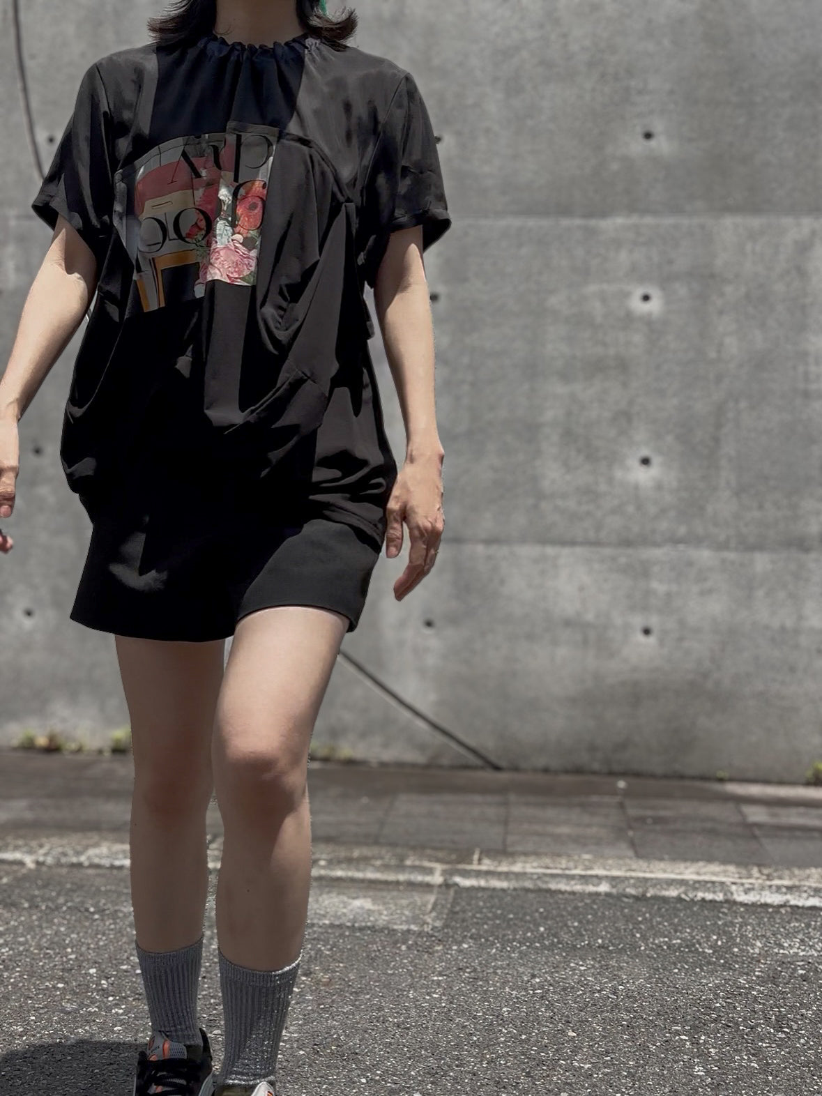 docking print tee / black