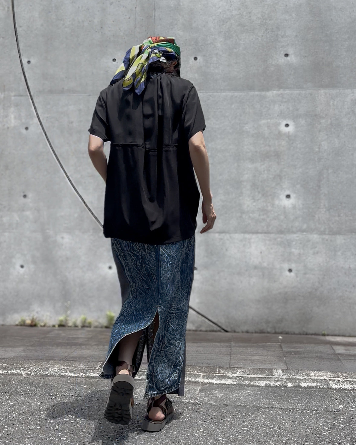 docking print tee / black
