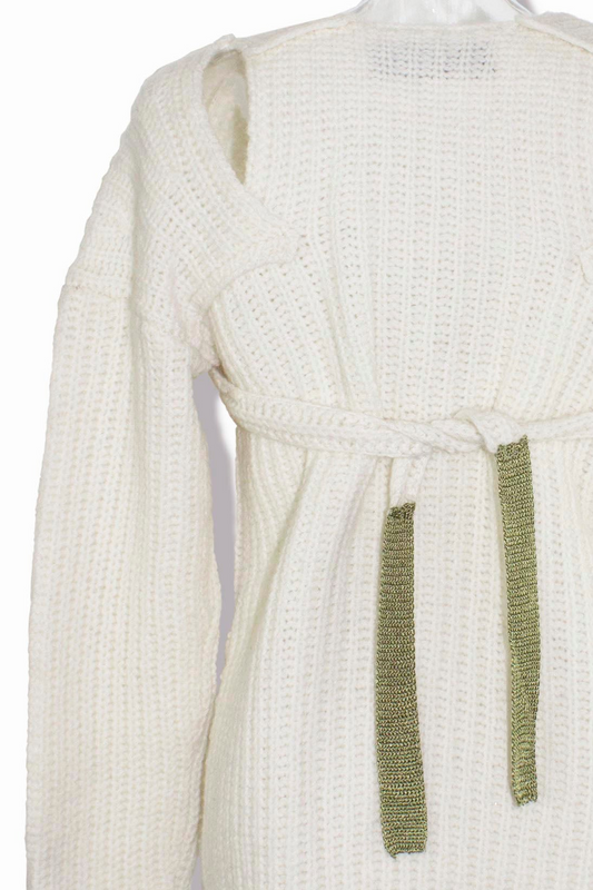 bustier knit  / off white