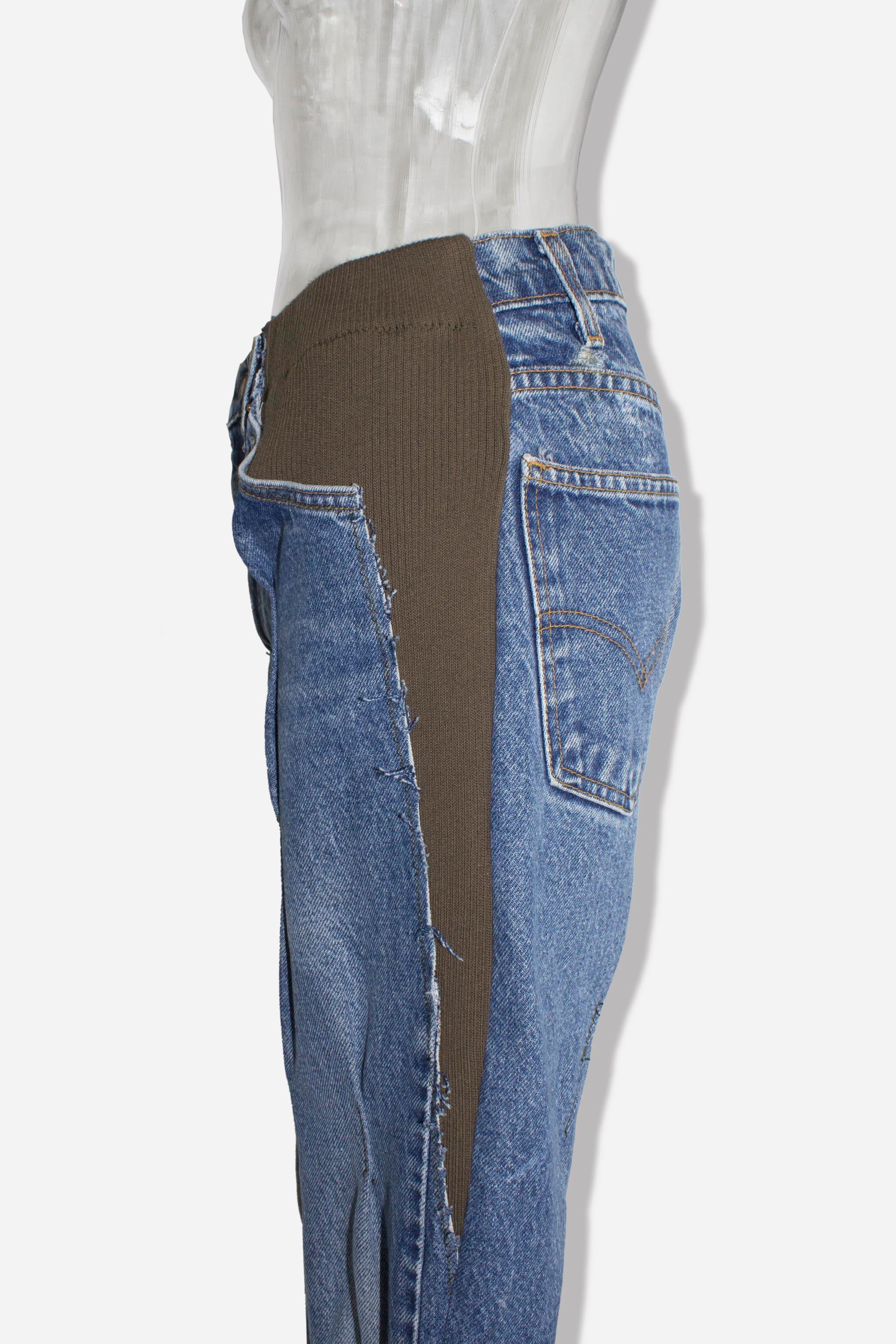 23W-P03-O vintage tacked denim