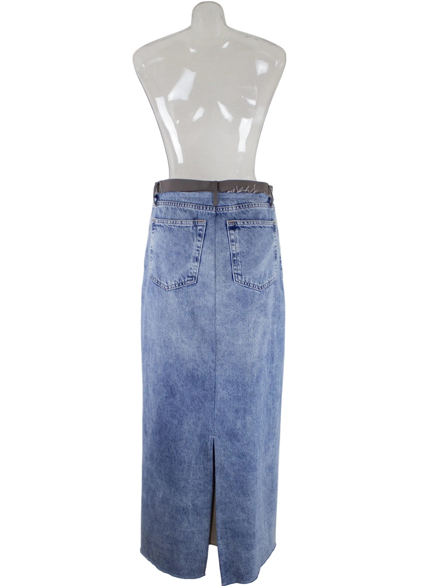 【set up item】half denim suits skirt ／ gray