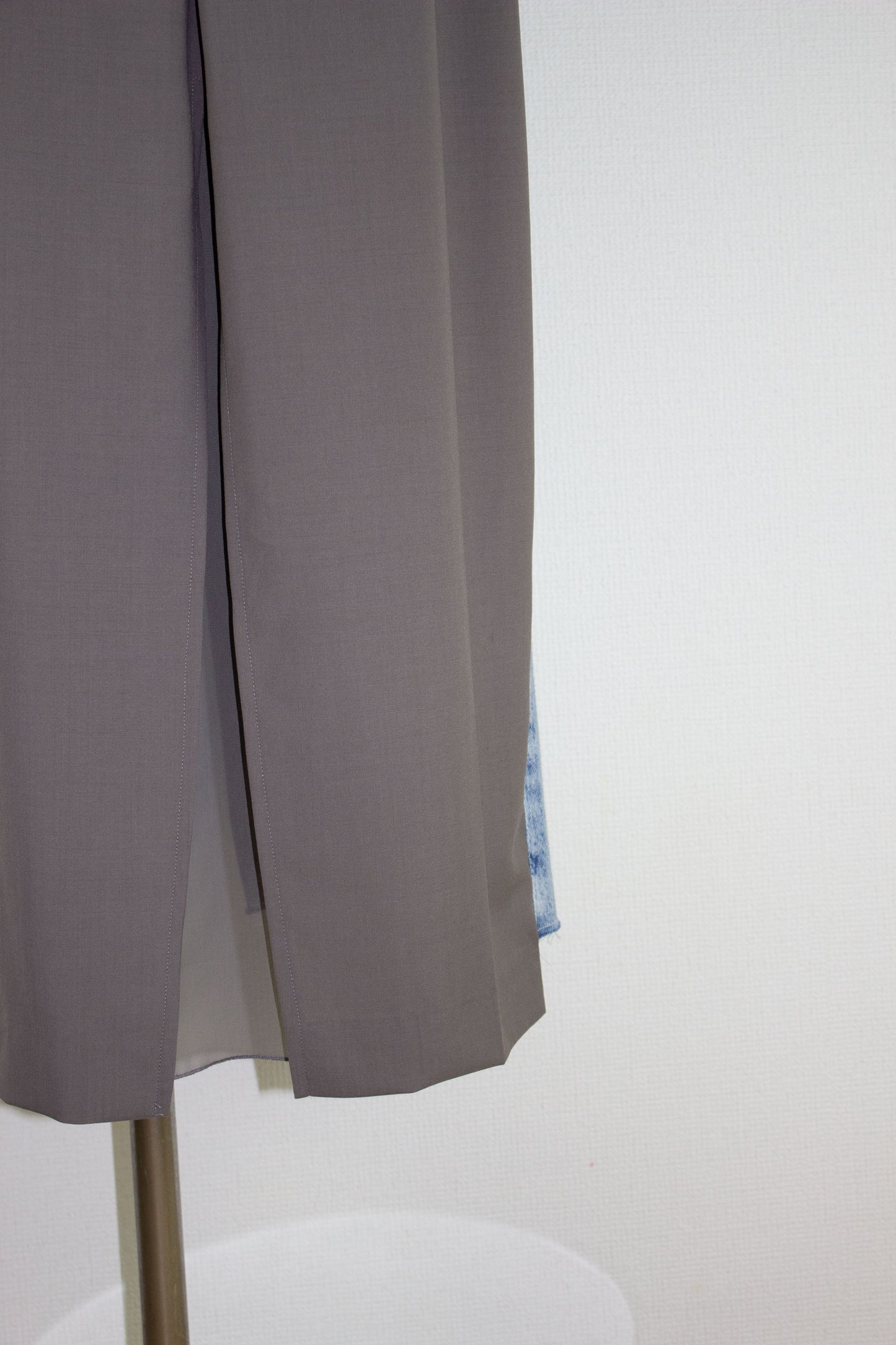 【set up item】half denim suits skirt ／ gray