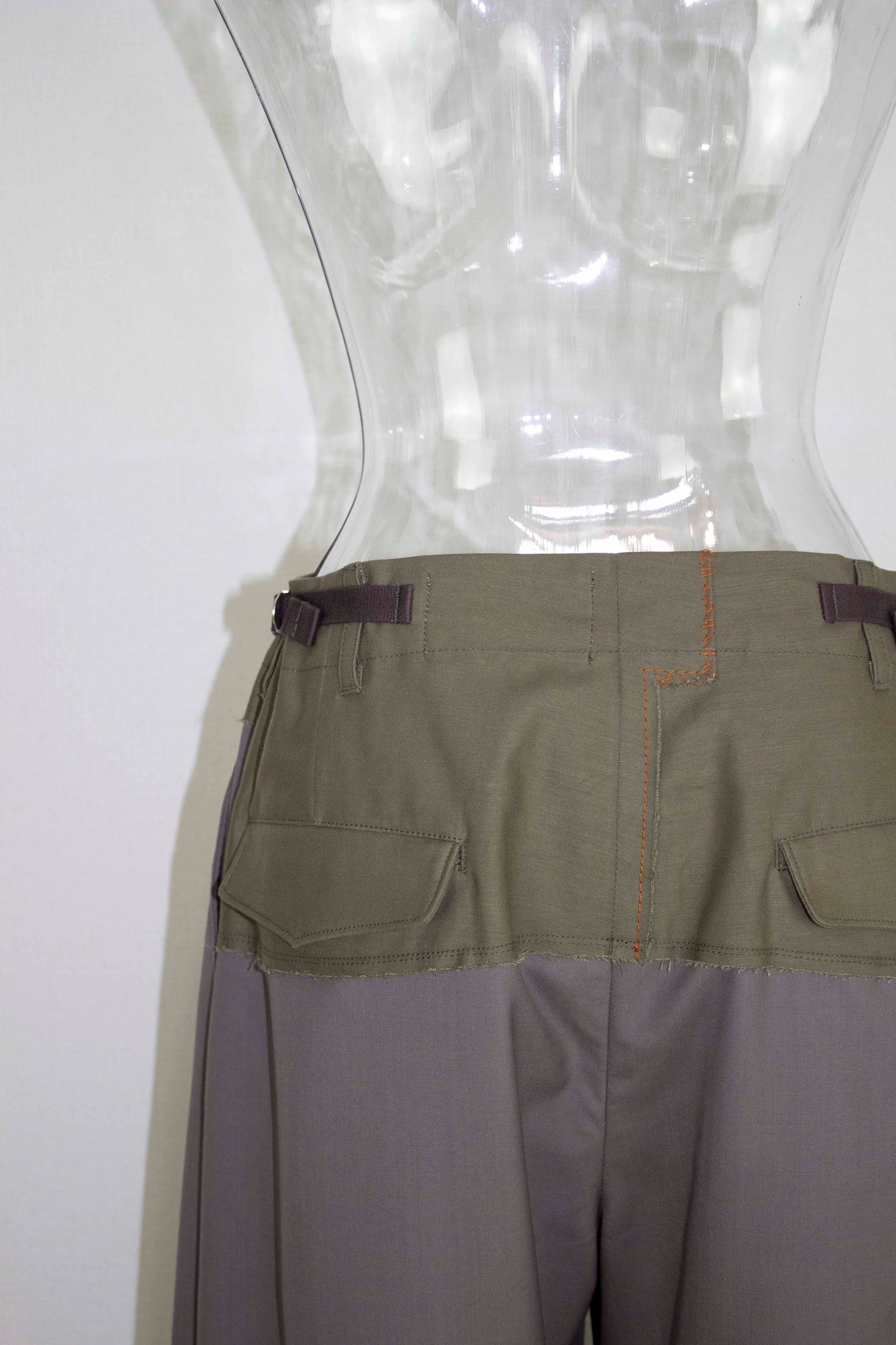 【set up item】cargo slacks pants ／ gray