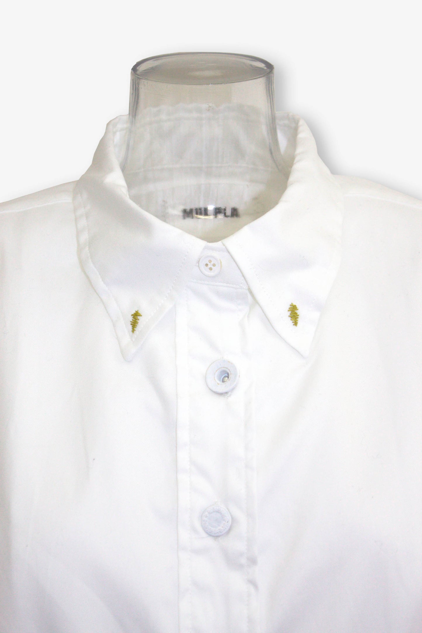 balloon oxford shirts / white