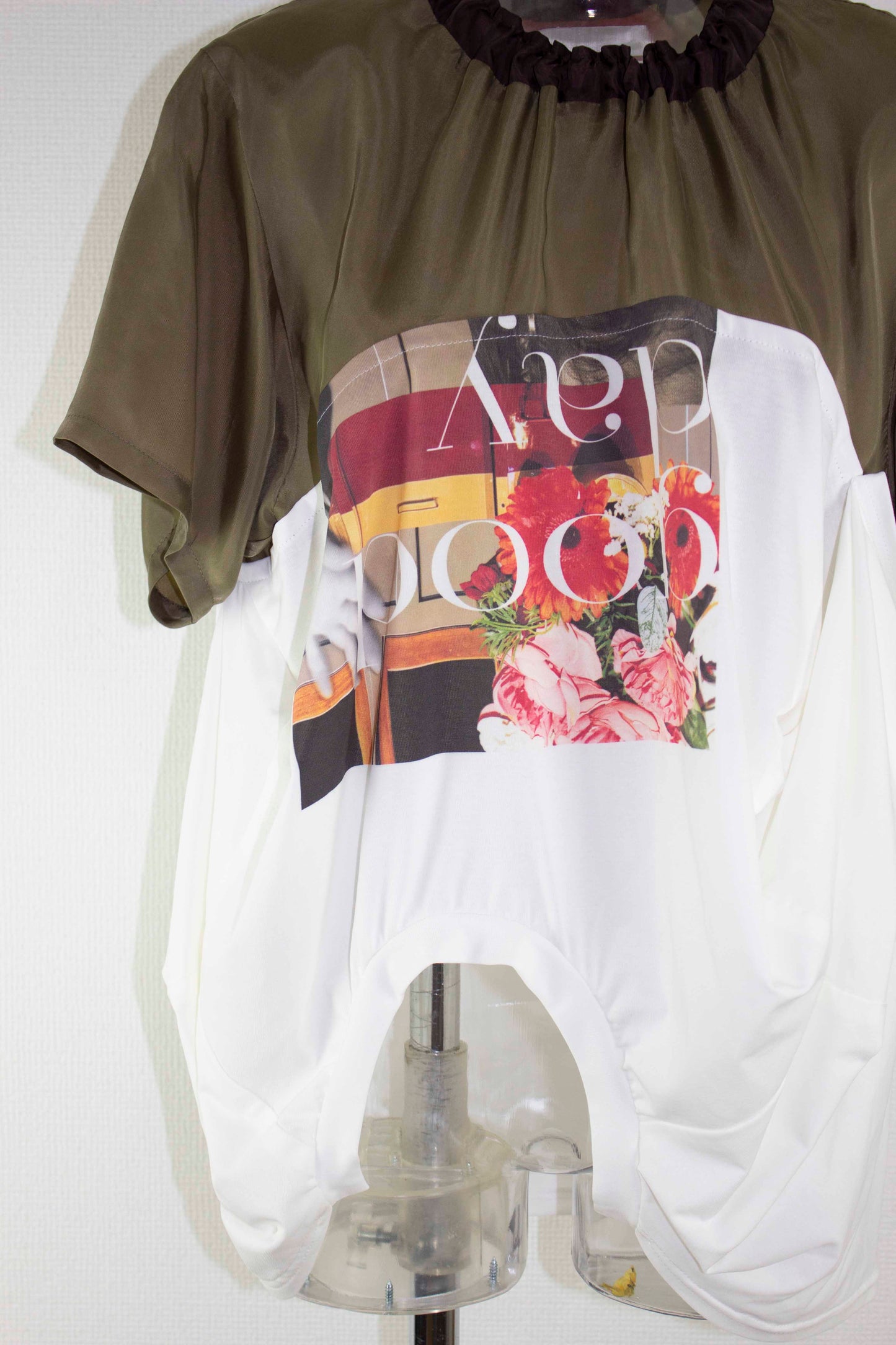 docking print tee / white