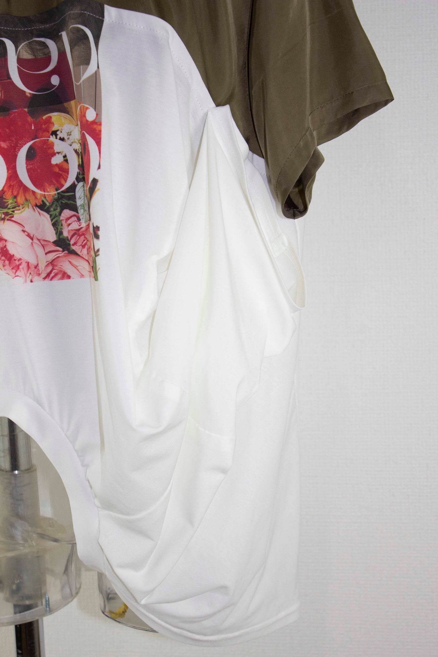 docking print tee / white